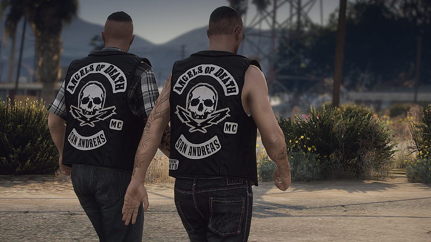 Angels of Death MC Vintage Back Tattoo – GTA 5 Bikermods