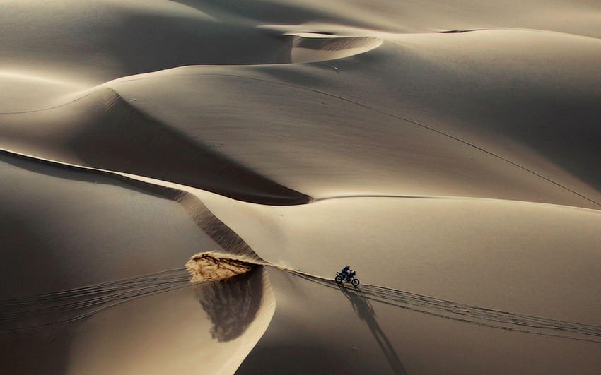 пясък, пустиня, рали дакар, дакар, рали, мотоциклет HD тапет