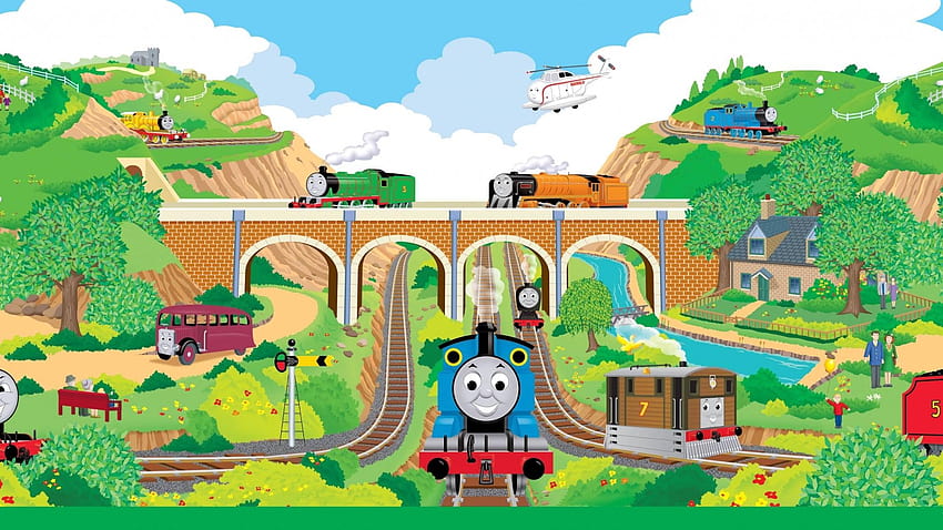 Thomas and Friends, teman-teman thomas ras yang hebat Wallpaper HD