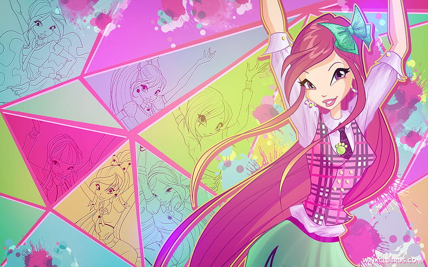 Winx Club new bright and colorful with lots of, winx club roxy HD wallpaper