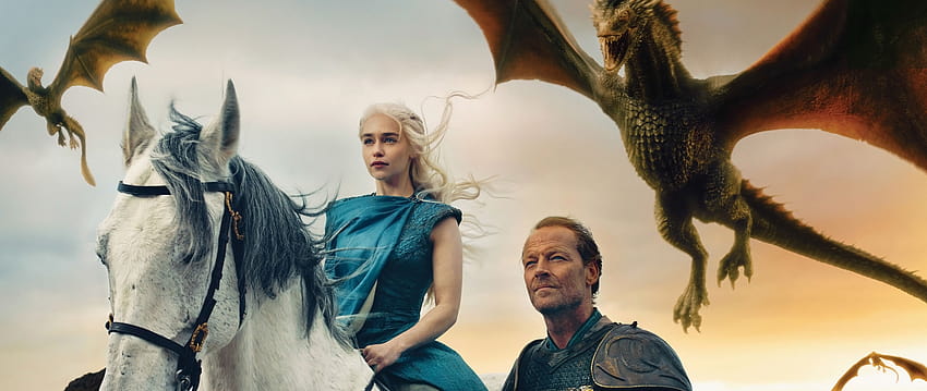 Game Of Thrones , Daenerys Targaryen, Dragons, rhaegal HD wallpaper