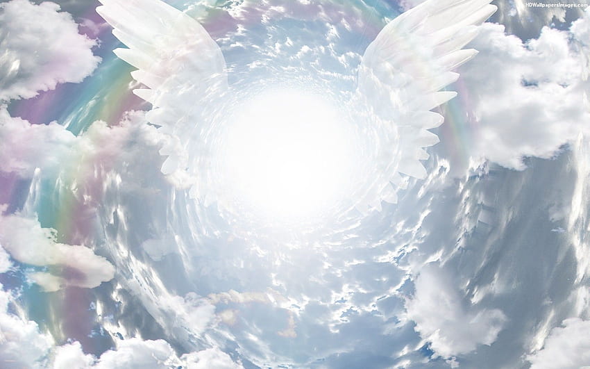 Engel im Himmel, himmlische Engel HD-Hintergrundbild