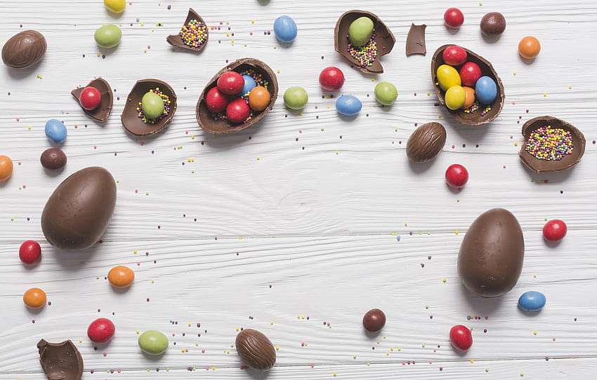 eggs, sweets, kinder, yeast , section еда HD wallpaper