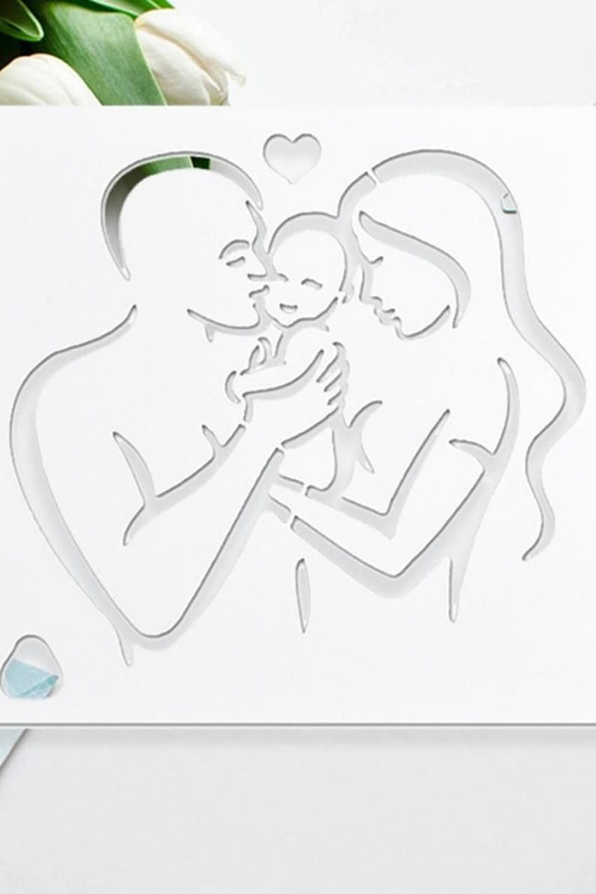 Father Symbol illustration, line drawing happy family, family sketch  graphy, love, white png | PNGEgg