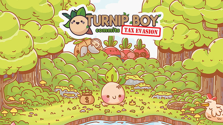 Turnip Boy commet une évasion fiscale par Graffiti_Games, Yukon W Fond d'écran HD