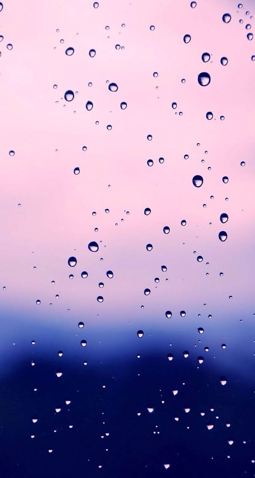 Navy blue lilac pink ombre water droplets iphone phone, navy phone HD phone wallpaper
