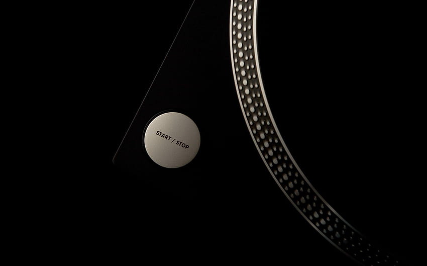 Black music artistic studio vinyl techno turntables technics dj, dj black HD wallpaper