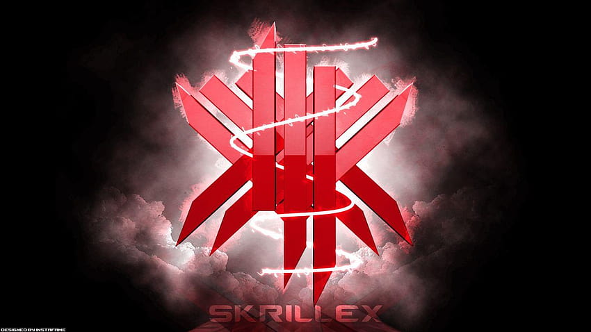 Skrillex iPhone Group, red monster energy logo HD wallpaper