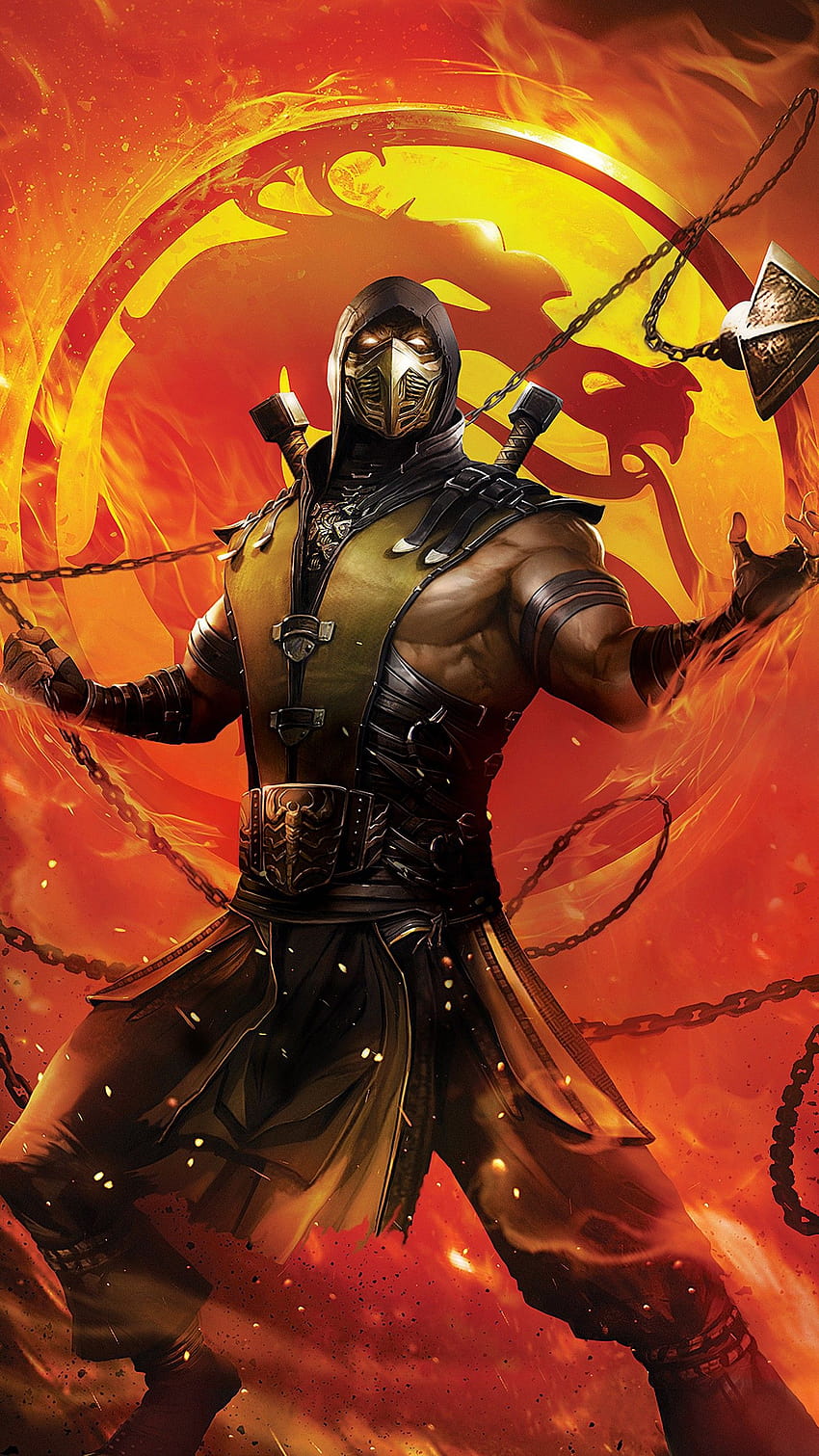 Mortal Kombat Legends Scorpions Revenge 2020 HD тапет за телефон