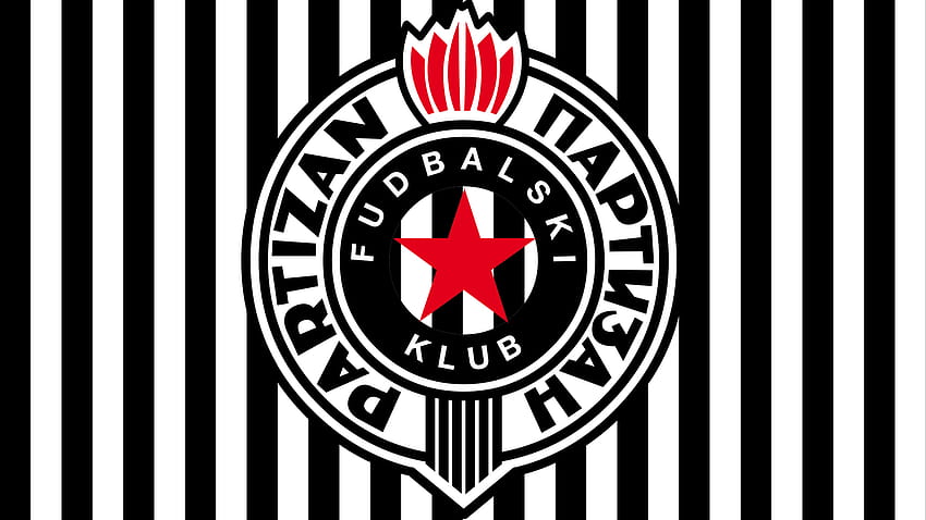 Partizan Beograd Logo por ChineseCrack, partizan belgrado papel de parede HD