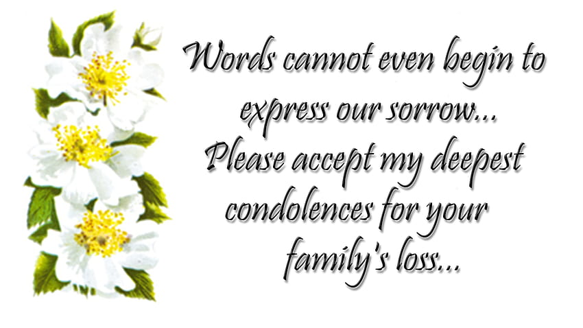 Condolences Quotes & Sympathy Messages HD wallpaper