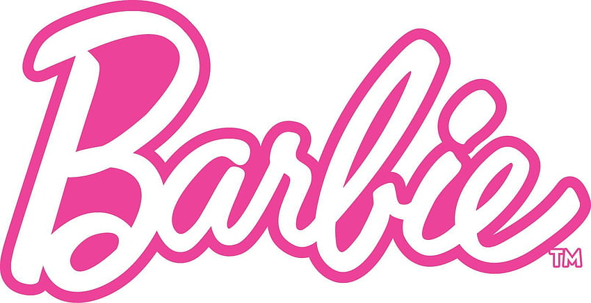 Logotipo rosa de Barbie, logotipo de Barbie fondo de pantalla