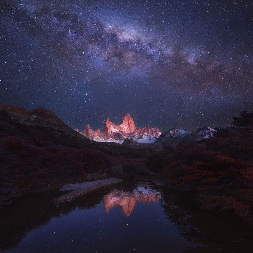 Patagonia Noche de Otoño fondo de pantalla del teléfono