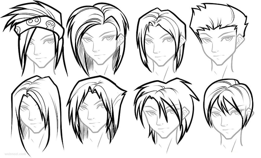 The Complete Guide on How to Draw Anime Hair  Corel Painter