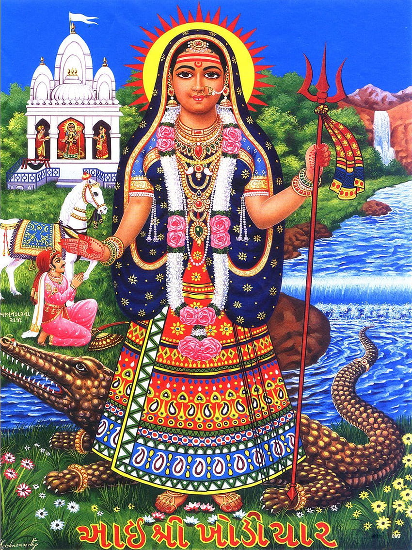 Goddess Khodiyar, aai mobile HD phone wallpaper