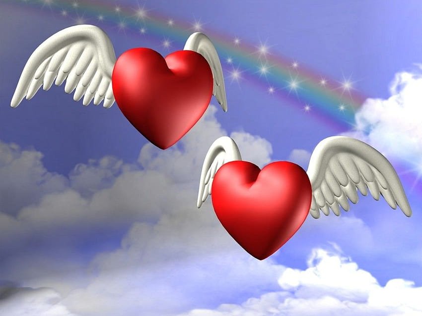 Best 4 Angel Heart on Hip, my head my heart HD wallpaper