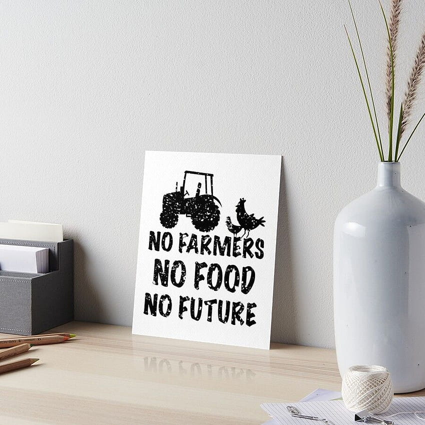 Niente agricoltori, niente futuro, niente cibo, niente agricoltori, niente cibo, niente futuro Sfondo del telefono HD