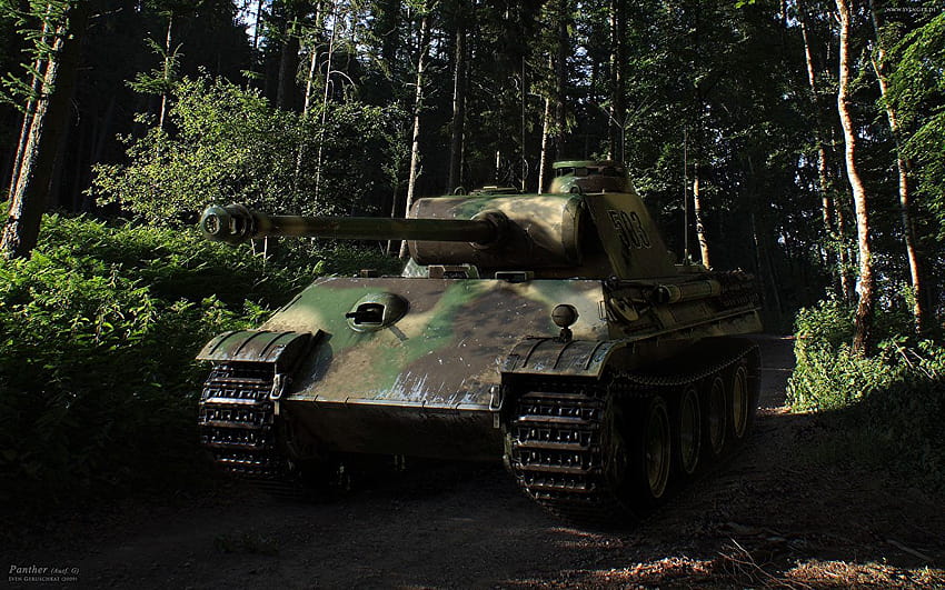 Tanques Exército Pantera, tanque pantera papel de parede HD