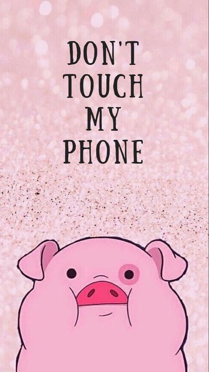 Super cute pig lockscreen for your iPhone, pig iphone HD phone wallpaper