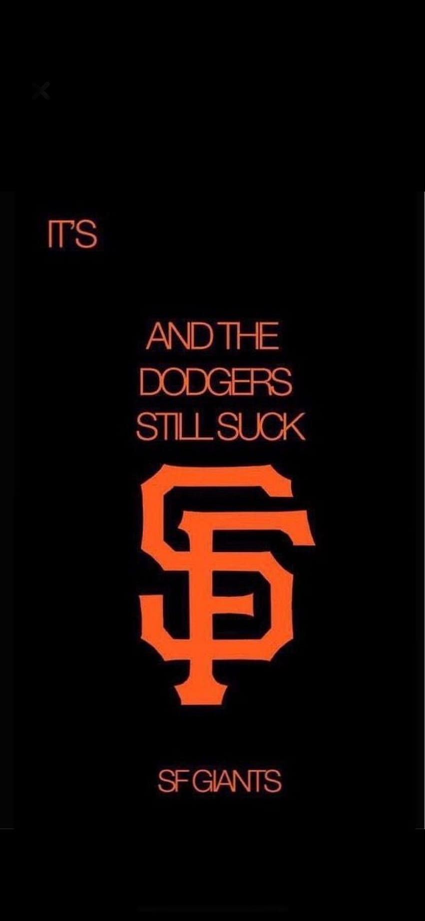 Schermata di blocco iPhone X SF Giants!, baseball dei giganti di san francisco Sfondo del telefono HD