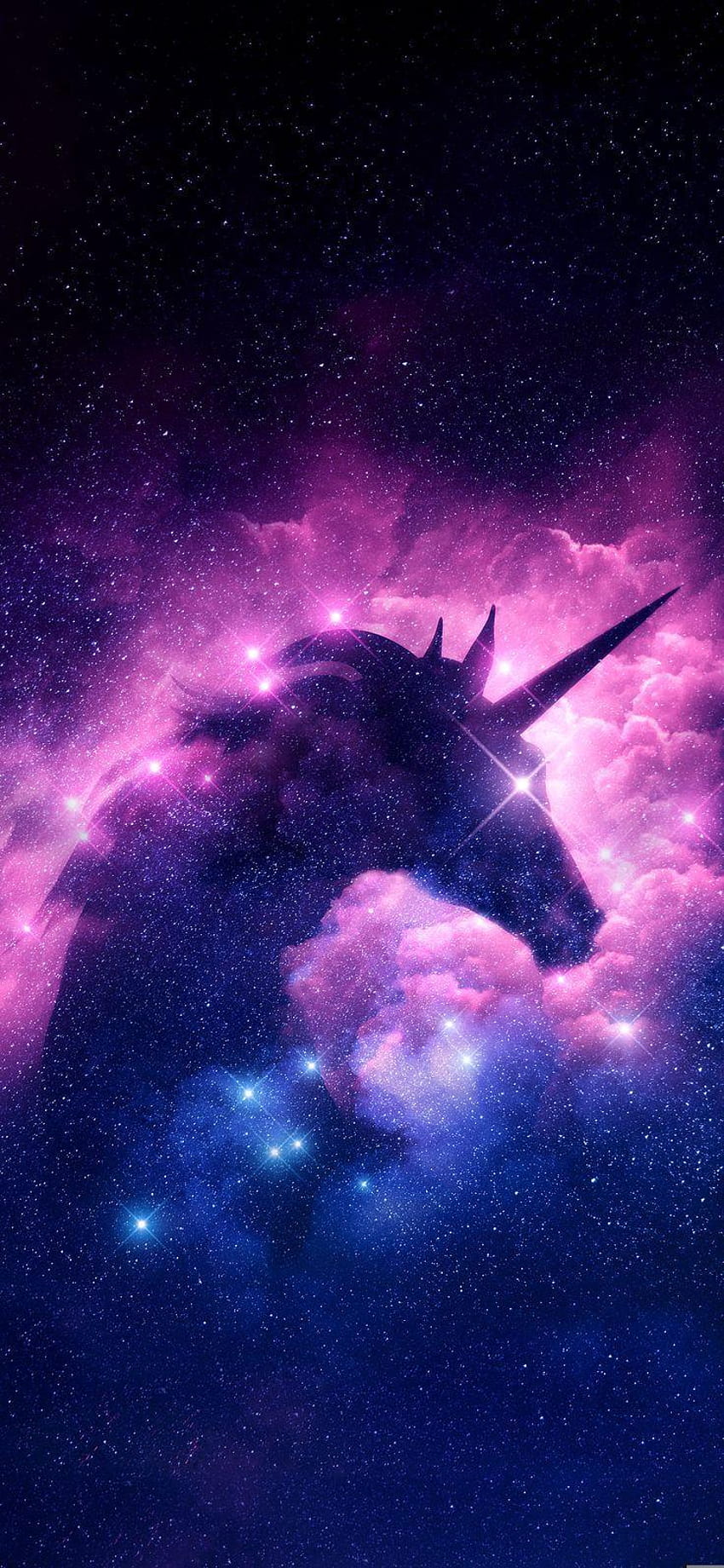 Unicorn Galaxy iPhone, galaksi unicorn wallpaper ponsel HD