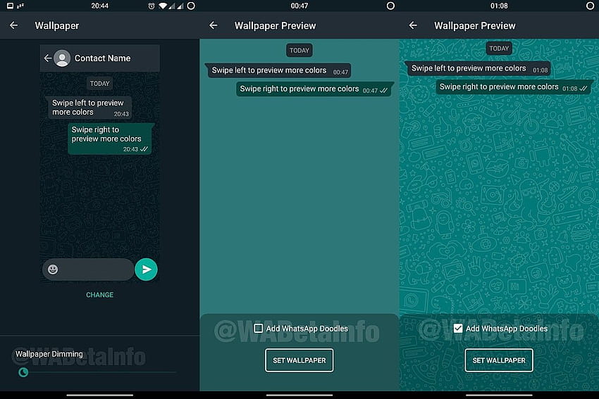 WhatsApp is Bringing Dimming and Doodles to Chat Backgrounds in New Update, whatsapp chat HD wallpaper