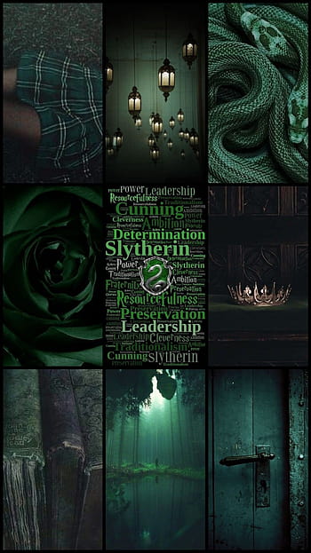 Green, pattern, Harry Potter, circle, interior design, Hogwarts ...