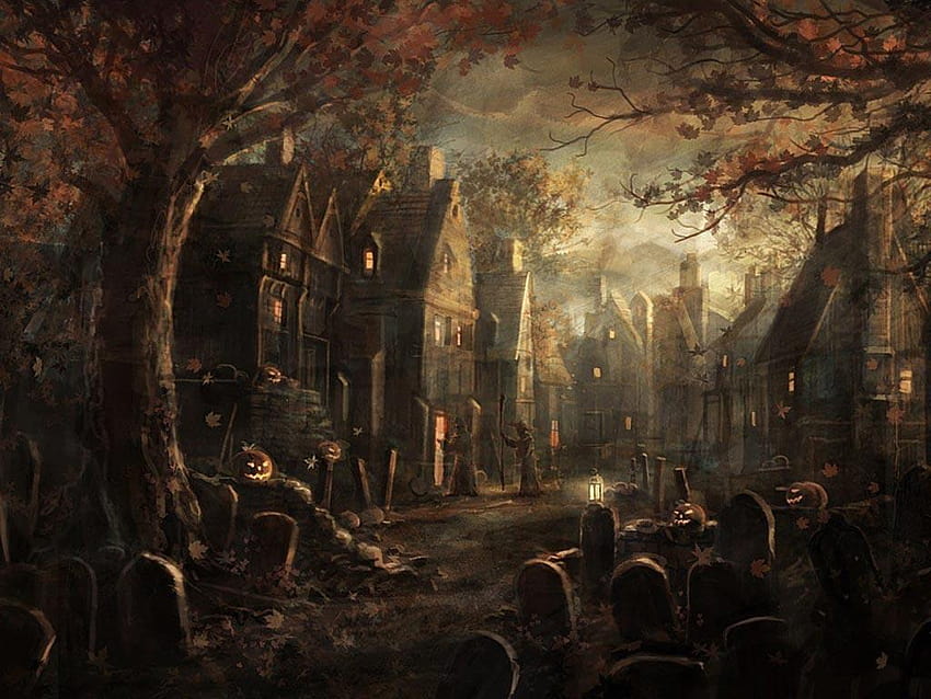 7 Scary Halloween, halloween outdoor HD wallpaper
