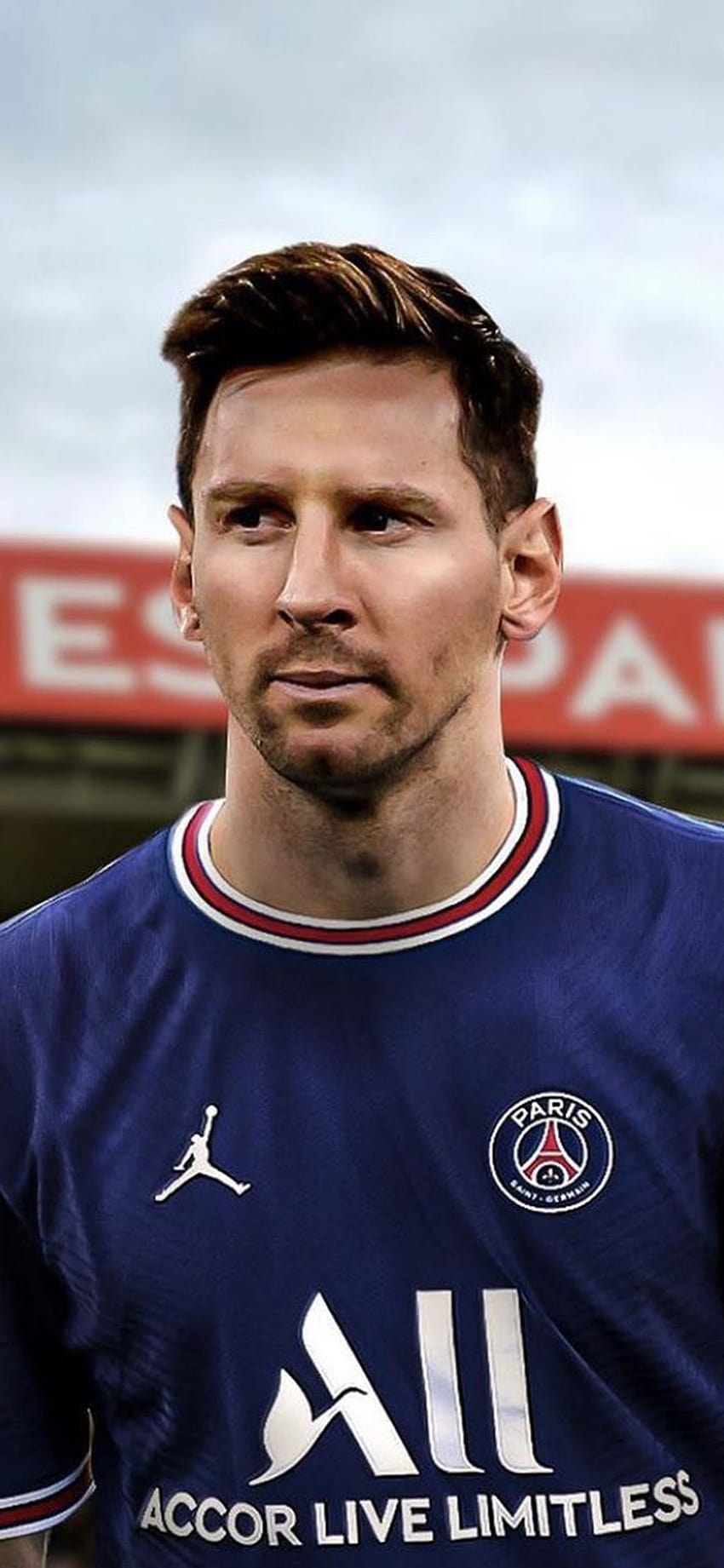iPhoneXpapers, Messi PSG iPhone HD-Handy-Hintergrundbild