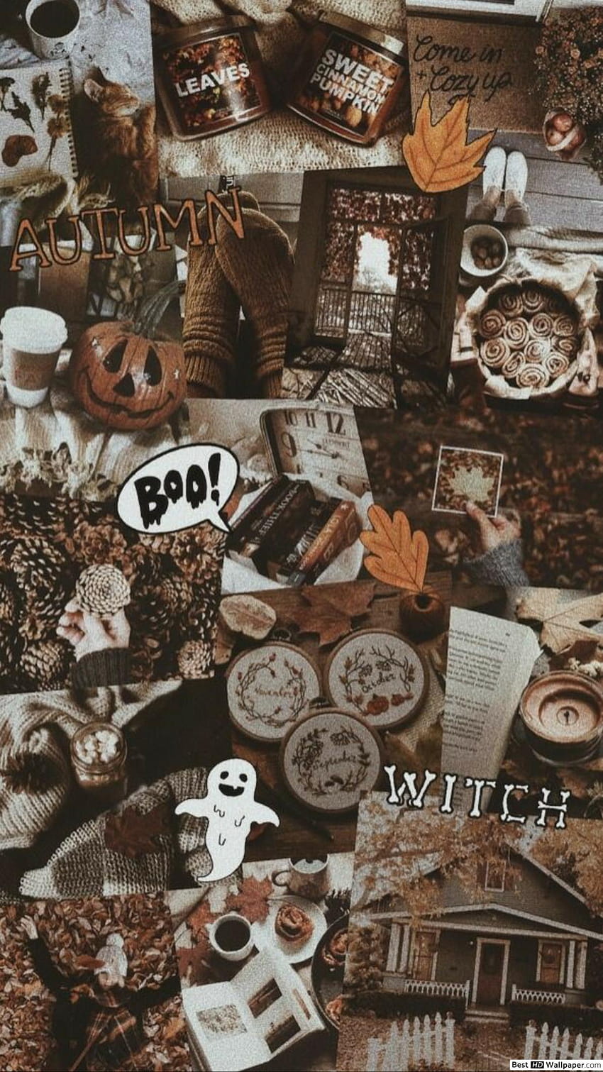 Halloween mixed collage, halloween fall collage HD phone wallpaper | Pxfuel