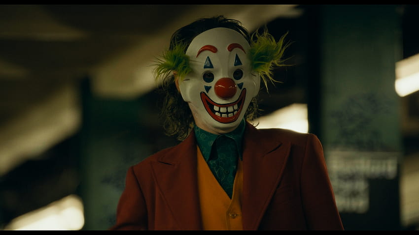 Joker Joaquin Phoenix Joker 2019 Film DC Comics Clown Mask Movies Film Stills Fond d'écran HD