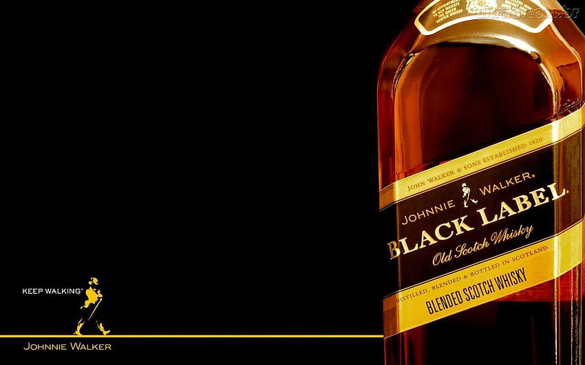 Johnnie Walker Black Label Whiskey Backgrounds, scotch Wallpaper HD