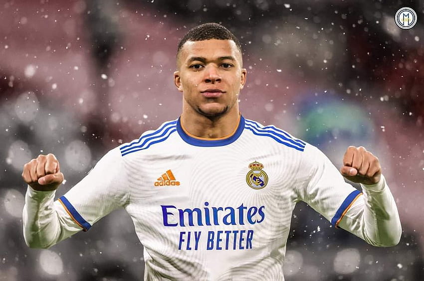 Kylian Mbappé Real Madrid Sfondo HD