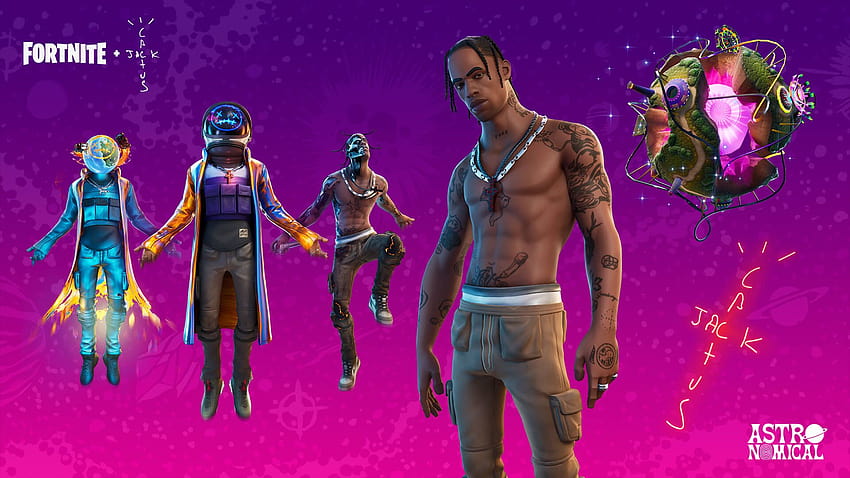 Fortnite hosted a psychedelic Travis Scott concert and 12.3M, fortnite computer HD wallpaper