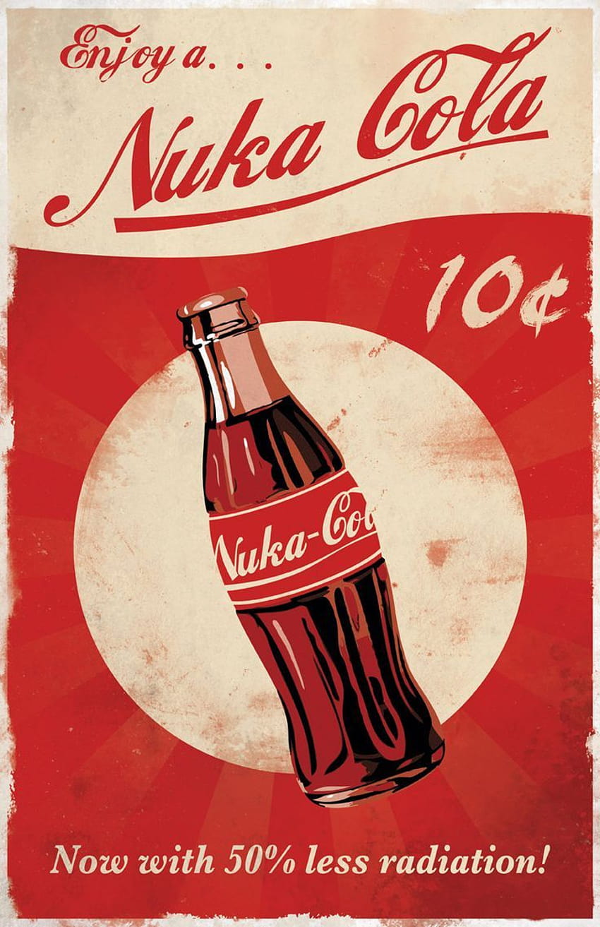 Fallout Nuka Cola Iphone, coke iphone HD тапет за телефон
