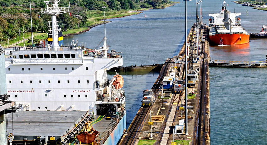Ship Canal De Panama, panama canal HD wallpaper