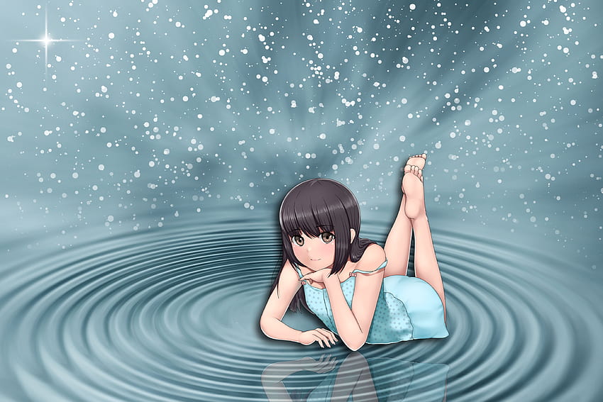 Magic Water Girl Anime, anime clear water HD wallpaper | Pxfuel