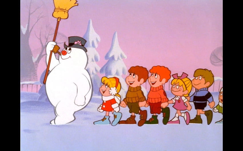 do dia: ♫ “Frosty the Snowman / Era uma alma alegre e feliz / Com um cachimbo de sabugo de milho e um nariz de botão / E dois olhos feitos de carvão. / papel de parede HD
