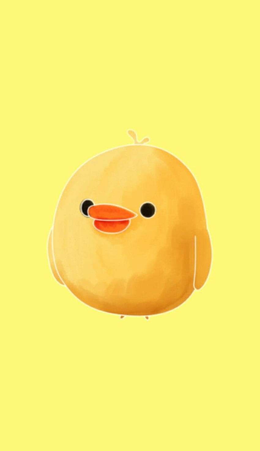 Süße, kawaii Ente HD-Handy-Hintergrundbild