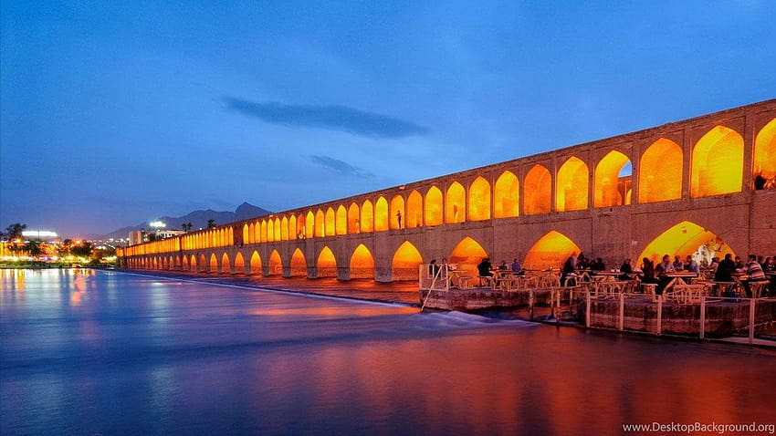 Ducks Unlimited The Si O Seh Bridge Esfahan Iran Andrea HD wallpaper