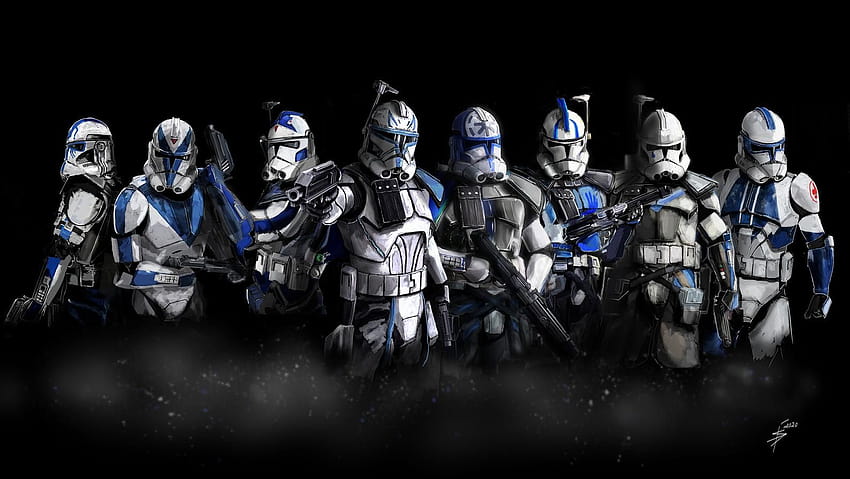 501st clone troopers HD wallpaper
