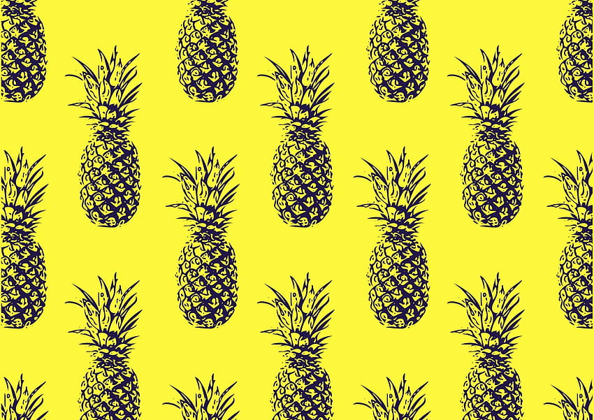 DRESS UP YOUR TECH, pineapple aesthetic HD wallpaper