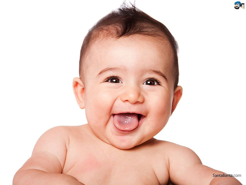 Bebê que ri, menino que ri papel de parede HD