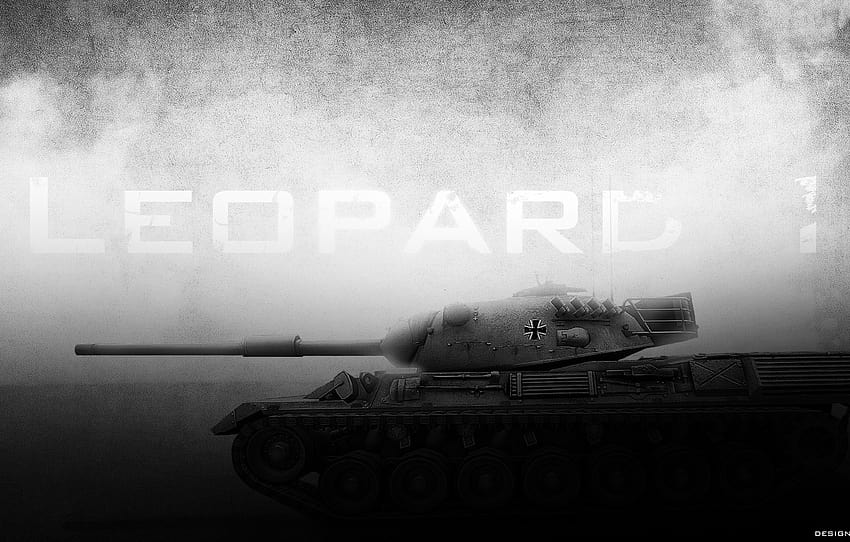 ciemny, czołg, świat czołgów, wot, Leopard 1 , sekcja игры Tapeta HD