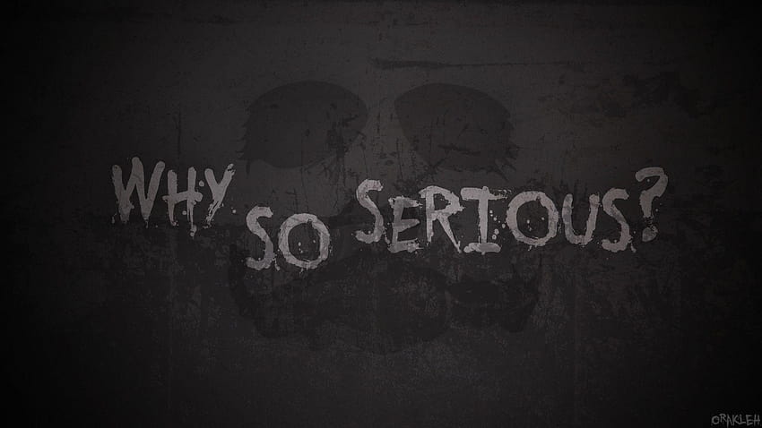 Joker Why So Serious ·① ทำไมมือถือจึงจริงจัง วอลล์เปเปอร์ HD