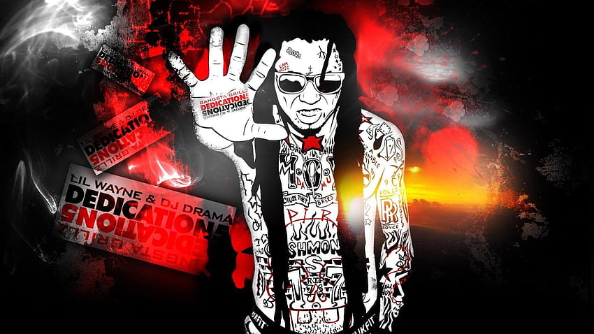 Lil Wayne 7, grillz HD wallpaper
