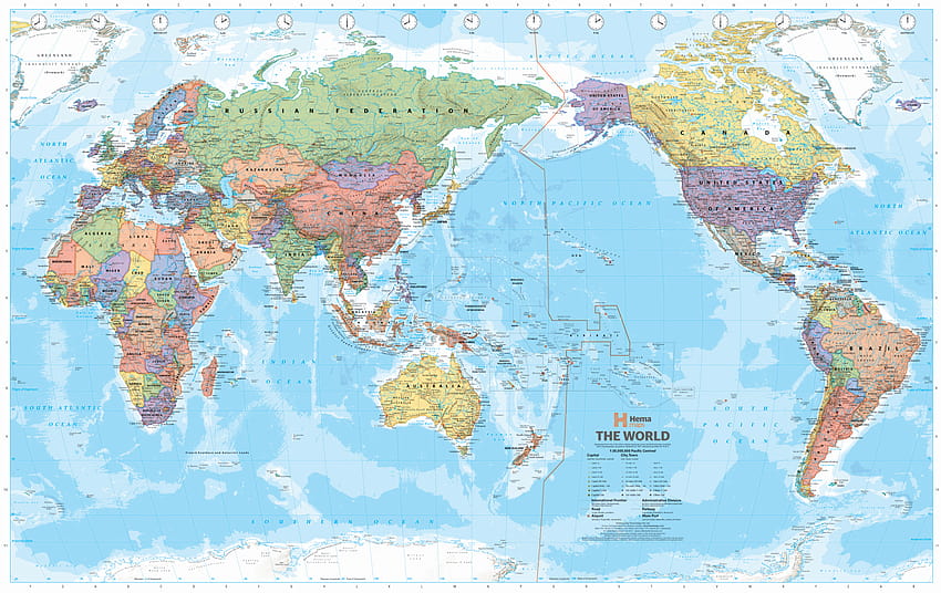 World Map Of The Pacific Ocean, ocean map HD wallpaper