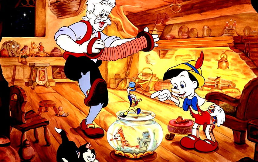Disney Classic's: Pinocchio, classic disney HD wallpaper