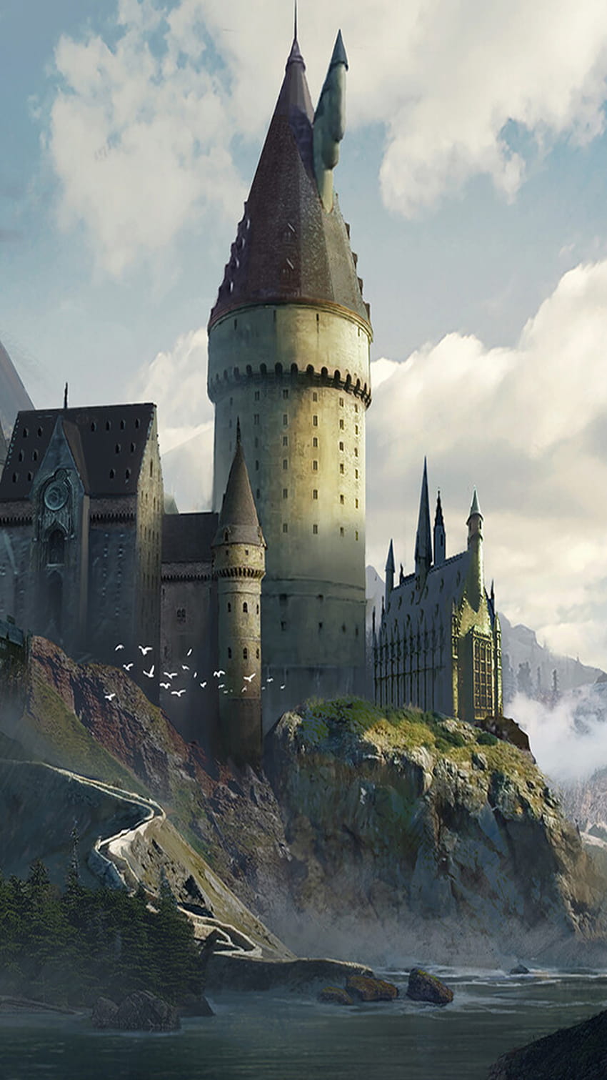 Harry Potter Hogwarts Castle, harry potter iphone HD phone wallpaper