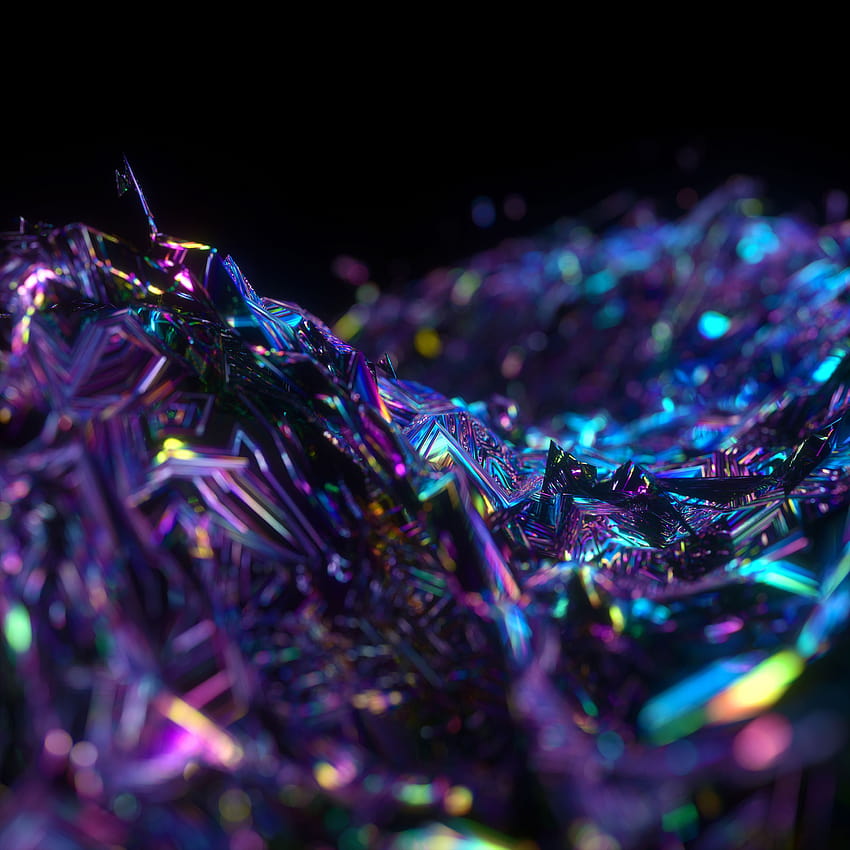 Bismuth Crystals on Behance HD phone wallpaper